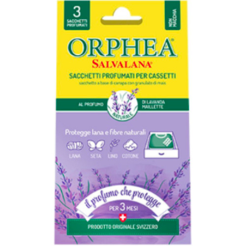 Засіб проти молі Orphea з ароматом лаванди 3 шт